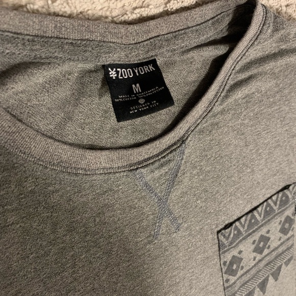 Gray Graphic Pocket T-Shirt Zoo York - Picture 3 of 4